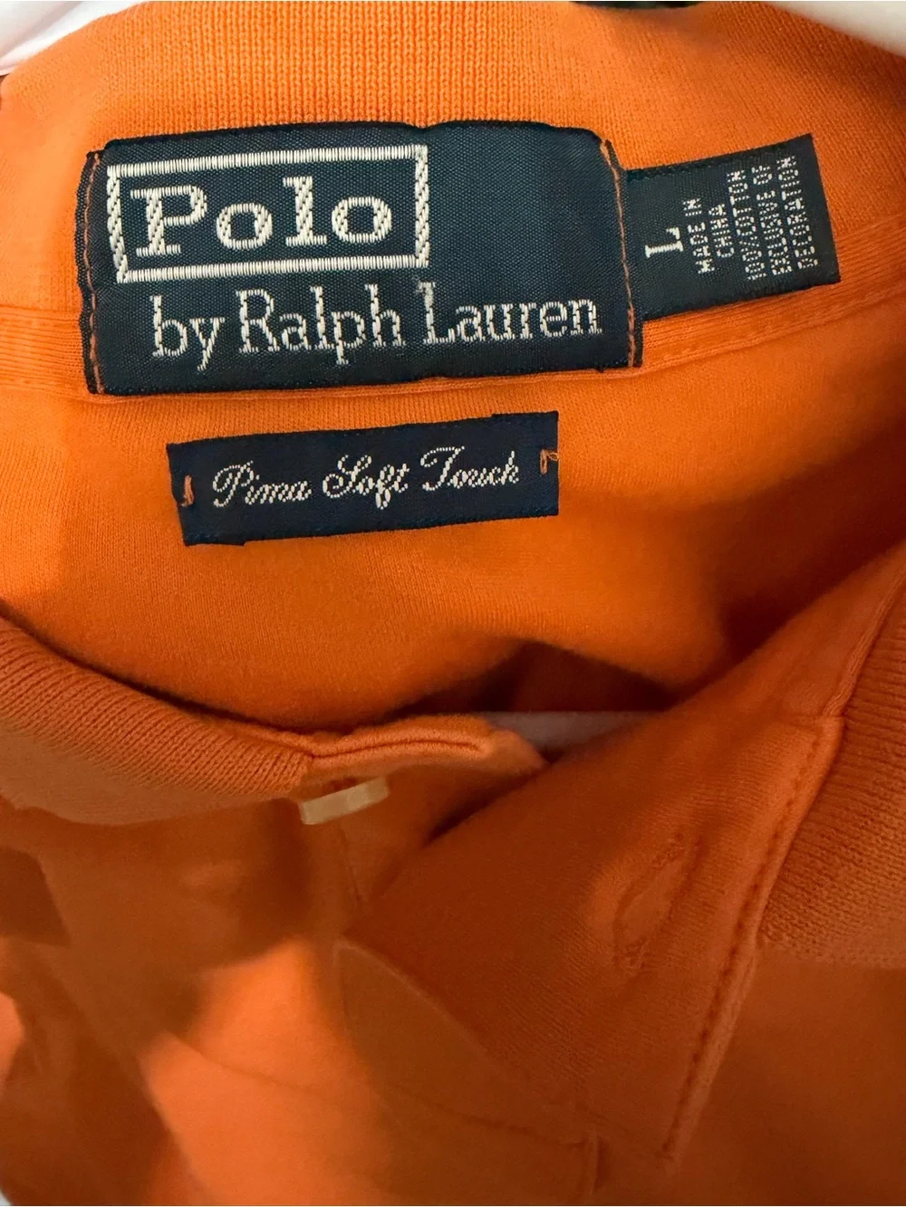 Polo Ralph Lauren collar bottom
